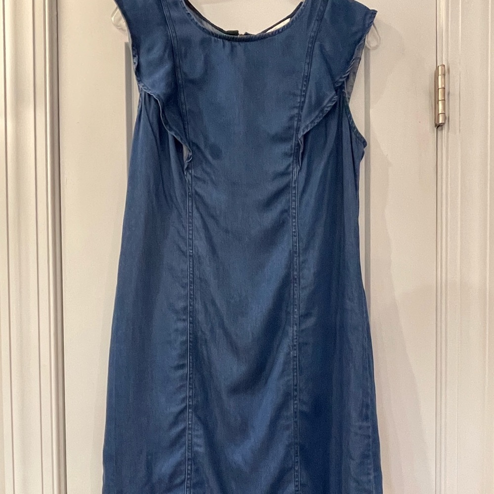 Women’s M, Cato, denim zip up dress